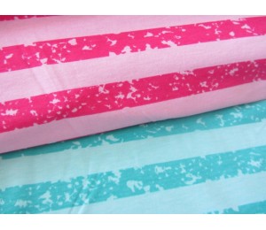 Jersey Spotstripes türkis mint